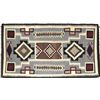 Image 1 : Large 1940 Navajo Traditional Storm Pattern Rug