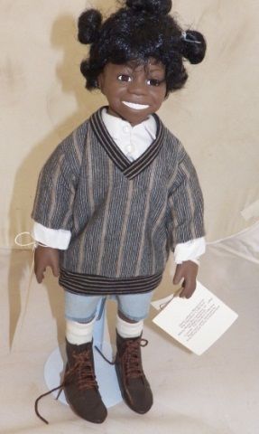 The Little Rascal Dolls Little Rascal Doll Buckwheat The Hamilton Collection This doll is made ...