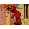 Image 2 : Knock Knock Original Animation Elmo Cel Background Art