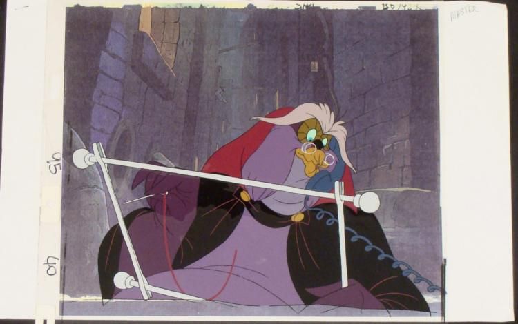 Original Cel Animation Rock A Doodle Background