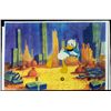 Image 1 : Money Donald Duck Animation Background Cel Orig Rich