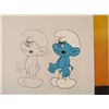 Image 2 : Cel Orig Drawing Smurfs Animation Background Unhappy