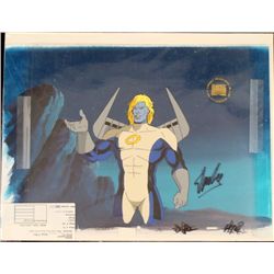 X-men Ang Cel Animation Background Orig Signed Stan Lee