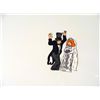 Image 2 : Forewarning Original Bride and Groom Animation Cel