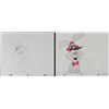 Image 1 : Cheerful Rabbit Trix Original Drawing Cel Animation Art