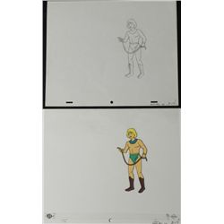 Cel Original Drawing Educated Animation Herculoids Art