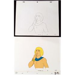 Drawing Deep Thought Cel Original Herculoids Animation