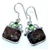 Image 1 : Agate & Peridot Earrings