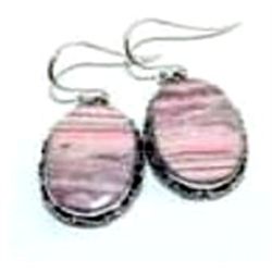 Rhodochrosite Earrings