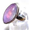 Image 1 : Silver and Rainbow Moonstone Ring
