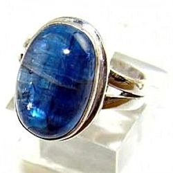 Silver and Kyanite Ring