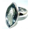 Image 1 : Silver and Green Amethyst Ring