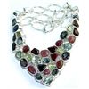 Image 1 : Tourmaline & Mixed Stones Necklace