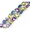 Image 1 : Lemon Quartz, Amethyst and Fire Opal Bracelet