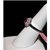 Image 2 : 14K GOLD DIAMOND AND RUBY RING