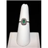 Image 1 : 14K GOLD DIAMOND AND EMERALD RING