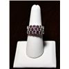 Image 5 : TOURMALINE AND WHITE SAPPHIRE  SILVER RING