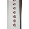 Image 1 : SILVER BRACELET WITH TOURMALINE AND WHITE SAPPHIRE