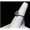 Image 3 : CITRINE AND WHITE SAPPHIRE SILVER RING