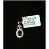 Image 1 : SILVER PENDENT WITH WHITE AND BLUE SAPPHIRE