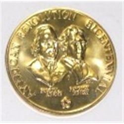 AMERICAN REVOLUTION BICENTENNIAL *SAMUEL ADAMS/PATRICK HENRY* COMMITTEES OF CORRESPONDENCE COIN!!