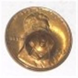 1963-D LINCOLN PENNY *WITH A MASONIC PUNCH ON PENNY* *RARE UNC CONDITION*!!