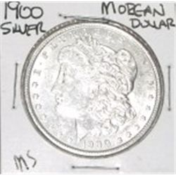 1900 MORGAN SILVER DOLLAR *RARE MS GRADE - PLEASE LOOK AT PICTURE TO DETERMINE GRADE*!!