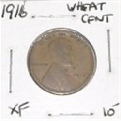 1916 LINCOLN WHEAT PENNY RED BOOK VALUE IS $10.00 *RARE EARLY PENNY - EXTRA FINE GRADE*!!