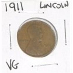 1911 LINCOLN WHEAT PENNY *RARE EARLY VERY GOOD GRADE PENNY*!!