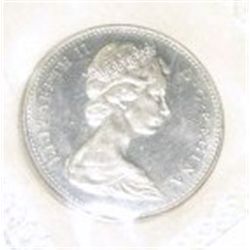 1965 CANADA 5 CENTS *RARE MINT PROOF GRADE* IN ORIGINAL MINT BAG!!