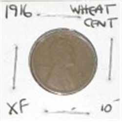 1916 LINCOLN WHEAT CENT RED BOOK VALUE IS $10.00 *RARE EARLY PENNY EXTRA FINE GRADE*!!