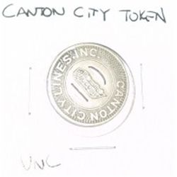 VINTAGE OLD *RARE UNC HIGH GRADE - CANTON CITY TOKEN*!!
