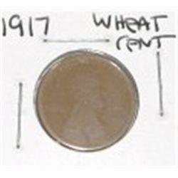 1917 LINCOLN WHEAT PENNY *RARE EARLY PENNY - PLEASE LOOK AT PICTURE TO DETERMINE GRADE*!!