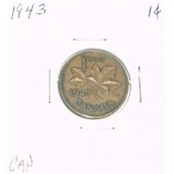 1943 CANADA 1 CENT PENNY *RARE NICE CANADIAN PENNY*!!