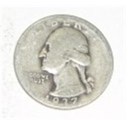 1937 SILVER WASHINGTON QUARTER *PLEASE LOOK AT PICTURE TO DETERMINE GRADE*!!