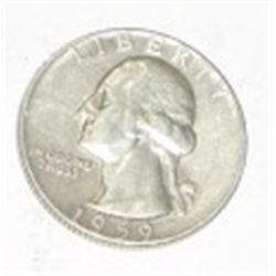 1959-D SILVER WASHINGTON QUARTER *PLEASE LOOK AT PICTURE TO DETERMINE GRADE*!!