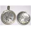 Image 3 : U.S. WATCH CO. CIVIL WAR POCKETWATCH *WALTHAM* SERIAL 145027 MADE IN 1864 STAMPED "ORESILVER"