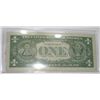 Image 2 : 1957 SERIES A $1 SILVER CERTIFICATE BILL SERIAL #D39811515A *RARE EXTRA FINE GRADE*!!