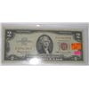 Image 1 : 1963 SERIES $2 RED SEAL BILL SERIAL # A01764388A *RARE EXTRA FINE GRADE*!!