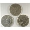 Image 2 : 3  1890CC  Morgan $  Good - VG-Fine