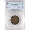 Image 1 : 1835   half penny   PCGS08