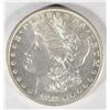 Image 1 : 1878 7F MORGAN DOLLAR MS 64 + OBV ONLY CLEANED