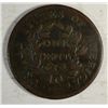 Image 2 : 1802 large penny  VG/F dark chocolate color est  $75-$80