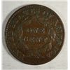 Image 2 : 1831 large penny F/VF   est  $40-$45