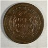 Image 2 : 1852 large penny XF/AU near perfect color and planchet  est  $70-$75