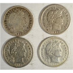 1906PDOS  Barber dime  VF(the O is F and has marks)  est $75-$85