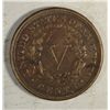 Image 2 : 1892  V nickel  VF  est $35-$40