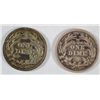 Image 2 : 1899S and 1901O  Barber dime  Fine  est  $55-$60