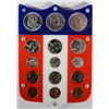 Image 2 : 2 1957-58-2 59-60- proof set in nice shield plastic holders est  $150 $170