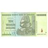 Image 1 : 2008 Zimbabwe 10 trillion dollar inflation note